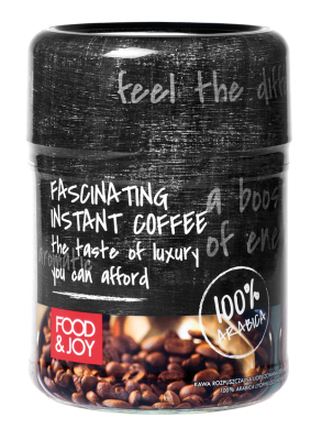 100% Arabica lyophilized instant coffee