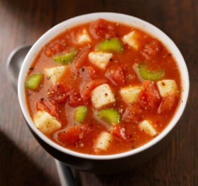 zupa pomidorowa z mozzarella