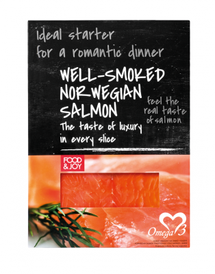 Norwegian salmon traditionally cold smoked – lices