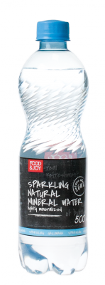 Sparkling natural mineral water