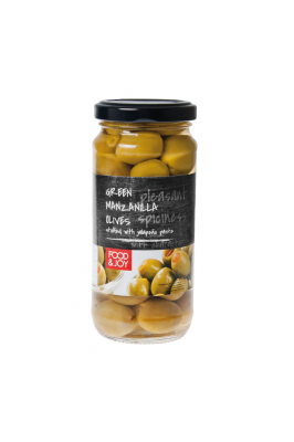 Oliwki manzanilla nadziewane pastą z papryki jalapeño