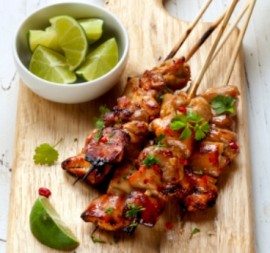 Chicken Kebabs with Lime and Chili