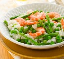 asparagus shrimp risotto